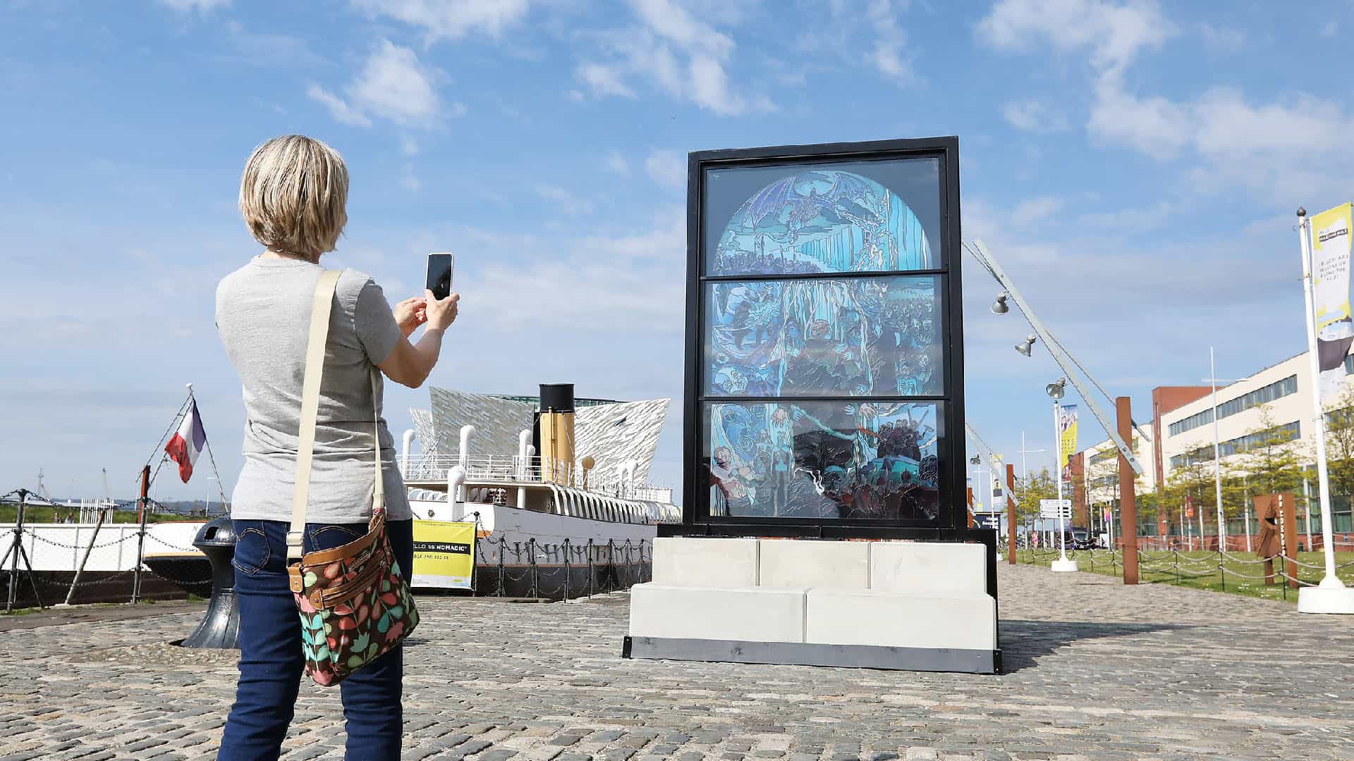 Maritime Mile - Public Art - Glass of Thrones