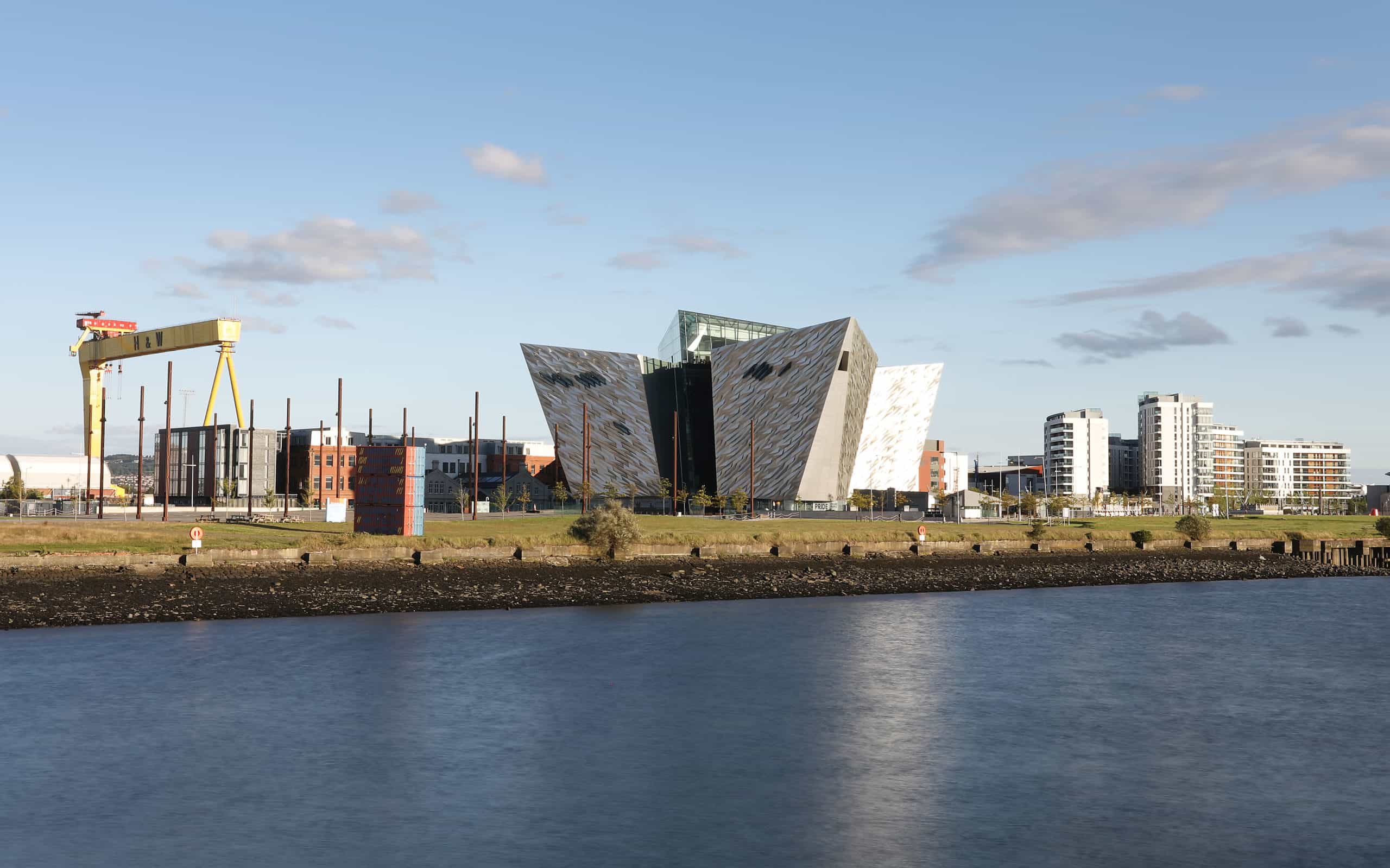 Views of Maritime Mile Belfast Northern Ireland